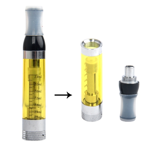 CE6S 2.4ML Cordless E-Cigarette Atomizer (Yellow) - Click Image to Close